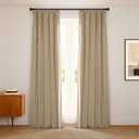 HPD Half Price Drapes Heritage Plush Velvet Curtains 108 Inches Long Room Darkening Curtains for Bedroom & Living Room 50W x 108L, (1 Panel), Museum Taupe