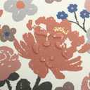 5 x Hopepak 16.1''x118'' Floral Peel and Stick Wallpaper Vintage Rose Flower Contact Paper for Bedroom Self Adhesive Removable Wallpaper Wallpaper for Nursery Bathroom Decor (Red)