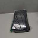 2 Pack Hanging Closet Organizer, 5 Shelves Hanging Storage with 6 Side Pockets for Clothes Shoes, 43"x12"x12"(Black)