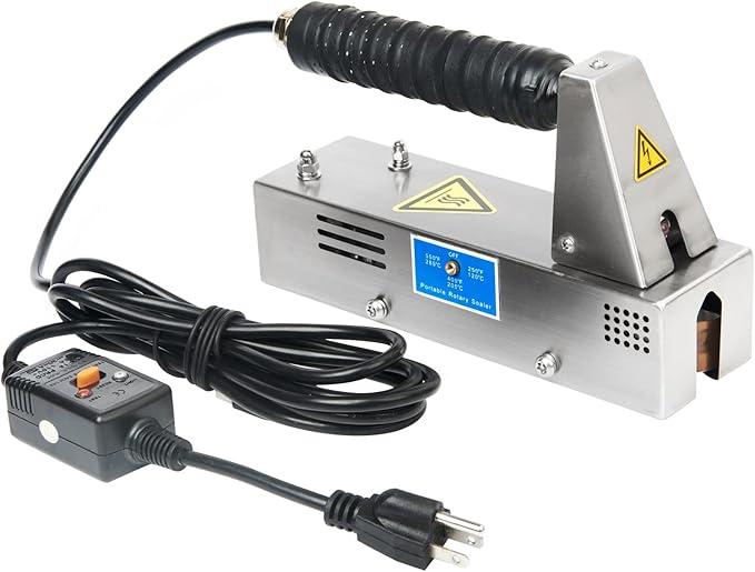 Continuous Hand Rotary Bag Sealer Stainless Steel Portable Directly heated Hand Held Sealer For Industrial Bag,Cement Bag Continuous Hand Rotary Bag Sealer Stainless Steel Portable Directly heated Hand Held Sealer For Industrial Bag,Cement Bag