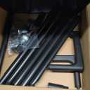 Pipishell 3 Tier Rolling Cart Organizer, Plastic Rolling Cart with Lockable Wheels & Reinforced Handle, Lightweight Utility Storage Cart for Nursery, Kitchen, Craft Room, Black