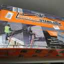 Bighorn Ladder Stabilizer for Roof Safety | Lightweight Aluminum | Easy Adjustable | Stabilizing & Secure | Gutter Clips/Hooks Included | Easy Access Handle Support | Fold for Transport & Storage