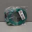 Dog Tie Out Cable 50FT-300Lbs,Heavy Duty Dog Leads Line for Yard with Swivel Hook,Medium Large Dogs Leash&Chains for Outside,Rust Chew Proof Dogs Run Cable for Outdoor Camping(Green Cyan, 50FT)