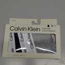 Calvin Klein Women's Carousel Logo Cotton Stretch Bikini Panties, 3 Pack (Medium, Black/White/Grey Heather)