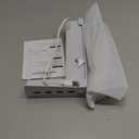 Auarte RGB Horizontal Stand for PS5 Pro / Slim Console Accessories with 14 Light Mode and 4 USB Hubs, Side Stand for Playstation 5 Pro Slim Disc & Digital, Base Holder with Controller Charging, White