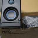 Mufoli 4'' Studio Monitors, 60W Active Monitor Speaker, Bluetooth Bookshelf Speaker with HDMI ARC, USB-C, TRS, RCA, Aux in, EQ & Music/Monitor Mode, for Music Production, Desktop Computer,MF01