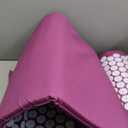 Spirol Acupressure Mat and Pillow Set for Back, Neck and Shoulder Pain Relief, with Flexible Acupressure Spikes, Includes Carry Bag (Amethyst)