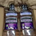 Listerine Total Care Alcohol-Free Mild Mouthwash, 6 Benefit Oral Rinse to Help Kill 99.9% of Germs that Cause Bad Breath, Strengthen Enamel, Mild Mint Flavor, Twin Convenience Pack, 2 x 1 L