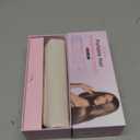 Cordless Hair Straightener Brush - Portable Hair Straightening Brush for Travel - 300M Negative Ions for Frizz-Free Shine, Touch Up On-The-Go, Fast Heating, Gift for Women, 10,000mAh, Powder Pink