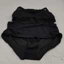 Aqua Eve Women Plus Size Two Piece Swimsuit High Waisted Bikini Set Tummy Control Bathing Suit (Drawstring-black) 16W