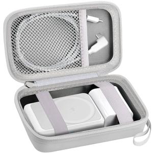 ANKHOH Case for Anker MagGo for Ucomx 3-in-1 for MagGo UFO Charging Station,for Augnner for Iseyyox for Apple MagSafe Duo for LISEN Wireless Charger Foldable Magnetic Charging Stand Storage Box- White small spots pls check photos