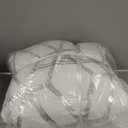 Comfort Spaces Vivian Comforter Set Ultra Soft All Season Lightweight Modern Geometric Glam Metallic Print Bedding, Matching Sham, Decorative Pillow, Full/Queen, Geometric Blush/Gold