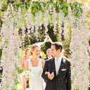 ZINHO 60 Branches Wisteria Hanging Flowers, Artificial Pink Wisteria Flowers Garland for Wedding Arch Ceremony Party Garden Home Backdrop Decor