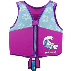 SwimSchool Kids Swim Trainer Vests for Toddlers Ages 2-6  Boys/Girls  Multiple Colors/Styles  Learn to Swim Floaties