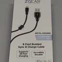 6 Foot Braided Sync & Charge Cable