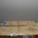 Farmhouse Barn Door Mirror 22x32 Rustic Decorative Vanity Mirrors Wall Decor Mirror for Bathroom Living Room Entryway (Brown)