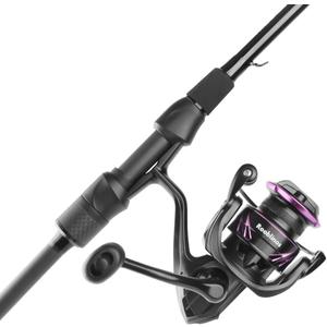 ROOBLINOS BASS Hunter Fishing Rod and Spinning Reel Combo 6.9ft Lightweight Carbon Fiber Fishing Pole Set Freshwater & Saltwater Bass Trout and Panfish Lakes Rivers Fishing