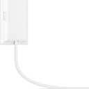 Terficer Outlet Cover Extension Cord 6 Feet, Ultra-Thin Outlet Concealer with Flat Plug Power Strip 5 AC Outlets, Childproof Flat Extension Cord Outlet Cover, 1875W for Kitchen, Home, Office