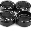 Wheel Center Caps for Mayhem Wheel Center Hubcaps Black Center Cover Replacement for Rim(Outer Diameter 4.02in/Clip Diameter 3.74in) 4pcs