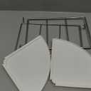 2-Tier Bathroom Corner Counter Organizer, Makeup Storage Shelf Vanity Tray, Bathroom Sink Countertop Organizer, Silver