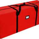 AerWo Christmas Tree Storage Bag 7.5 ft, Large Christmas Tree Storage Box, Christmas Storage Containers Fits Up to 7.5 Ft Artificial Trees Heavy Duty 600D Oxford Xmas Holiday Tree Bag with Dual Zipper