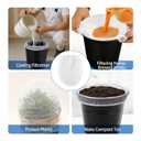 Paint Strainer Bag, 5 Gallon Fine Mesh Paint Filter Bag with Elastic Top Opening, Paint Coating Filter Bag for Paint, Brewing & Gardening (8-Pack)