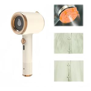 FXiaoy Portable Mini Ironing Machine, Mini Ironing Machine, Handheld Mini Ironing Machine Travel and Handheld, Portable Mini Steam Iron, Portable Iron Steamer for Clothes (White)