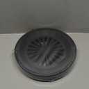 Juvale Plastic Paper Plate Holders Reusable - Black, Medium (Fits 9-Inch), Pack of 20 - Support Rings with Snap-In Grooves, Stability for Picnic & Party