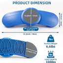 Transfer Board with 360° Rotating Slide Seat, Slide Board for Transferring
Supports 330 lbs, Non-slip ends ensure stable patient/senior transfers between bed/car/wheelchair, Lightweight, Easy-clean