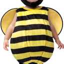 Spooktacular Creations Halloween Baby Bumble Bee Costume, Baby Bee Costume Toddler for Infants Halloween Dress Up Party (12-18 Months)