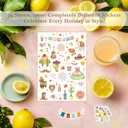 Slapaflife Planner Stickers (24 Page, 1000+ Stickers, Multicolor, Paper, Vintage Style, Holiday & Seasonal Themed, Planner & Scrapbook Accessories)