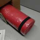 Foam Sleep Pad - 0.50in Thick Non-Slip, Lightweight, Waterproof Camping Mat with Carry Handle for Cots, Hiking or Sleepovers by Wakeman Outdoors (Red)