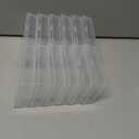 24 Pack Playing Card Case Holder, Clear Plastic Card Deck Boxes, Snaps Closed