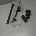 Overhead Camera Mount Desk Stand, Camera Arm Desk Mount Clamp Stand with 360Adjustable Magic Arm, Webcam Arm Mount Stand w Ballhead Phone Mount for Desk Logitech Microphone Video Light Cell Phone (1DFPGBL)