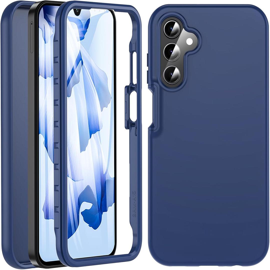 BESINPO Compatible with Gabb Phone 4 Pro Case, Military Grade 360° Full Body Protection with Built-in Screen Protector Heavy Duty Shockproof Rugged Bumper Case - Blue