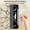 Compatible with iPad Pro 13 Inch Case (M5/M4) 2025/2024 with Pencil Holder TPU Back Case Auto Sleep/Wake Cover for Girls Women Men Cute Preppy Cool-Brown