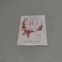 Happy Anniversary Card, Milestone 3D Pop Up Greeting Card for Marriage, Soulmates, Celebration, Being Together, Congratulations for Couples, Husband, Wife (40th Ruby Anniversary)