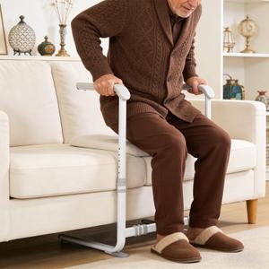 VARIPOWDER Couch Stand Assist for Elderly, Height & Width Adjustable Chair Sofa Stand Assistance for Seniors, Pregnancy Women and Disabled, Safety Grab Bar for Sitting, Sofa, Home