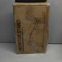 WESTREE Dual Monitor Stand Riser with Two Drawers, Extra Large Storage Monitor Stand for 2 Monitors, Desktop Oraganizer Stand for Computer,Laptop,Screen,Printer,TV (Black)