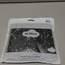 2 Pack Car Seat Belt Covers for Baby Kids, Reversible Soft Car Seat Shoulder Strap Pads, Seatbelt Cushion, Neck Strap Covers for Stroller, Carrier, Pushchair (Black Star)