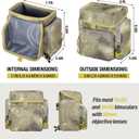 Binocular Harness Chest Pack - Lightweight Binocular Case with Rangefinder Pouch & Waterproof Rain Cover - for Hunting, Birdwatching, and Hiking