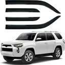 Rain Guards Window Visors 4 Piece Set for Toyota 4Runner 2010-2024 Window Deflectors, Wind Deflector Sun Guard, Out-Channel Vent Shades (for 4Runner 10-24 4-Piece)