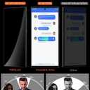 MRGLAS 2+2 Packs for Samsung Galaxy S24 Ultra Privacy Screen Protector 6.8'' with Camera Lens Protector [Auto-Dust Removal] 23Anti Spy Film [10X Military Protection] 9H Tempered Glass, Zero-Bubble
