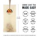 Tiesta Tea Premium Starter Loose Leaf Sampler Kit - Classic Tea Blends, High to Non Caffeinated, Hot & Iced Brews, Starter Set with Black, Green, Herbal Sample Bags and 100 Disposable Tea Filters