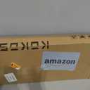 KOKOSIRI Bath Towel Rack with Double Towel Bars Bathroom Towel Shelf 20 Inch Towel Holder Wall Mounted Stainless Steel, Matte Black, B6005BK-L20