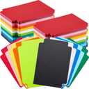 250 Pcs Trading Card Dividers Plastic Card Dividers, Multicolor Frosted Separator with Tabs Standard Vertical Compatible with MTG Games Sports TCG, 2.7 x 3.8 Inches
