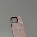 Case Compatible With For IPhone 14 Pro Max, Pink Gold Marble Phone Case Drop Protection,Soft Shockproof For Girl Women Boy Men,Case For IPhone 14 Pro Max