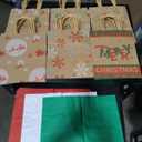 Christmas Gift Bag, Unique Kraft Paper Bag Designs, Perfect for Holiday Gifting and Packaging