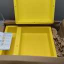 Modern/Contemporary Triple Shower Niche, 16" & 14" Wide, 36" x 16" Shower Cubby, Yellow