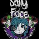 Trends International Sally Face - Crossed Guitars Wall Poster, 34L x 22.4W, Unframed Version Pack Of 2